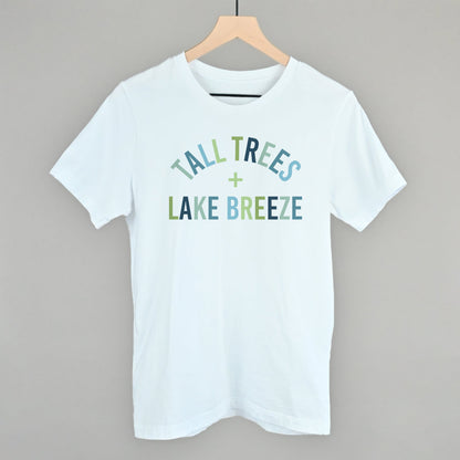 Tall Trees + Lake Breeze graphic tee in White