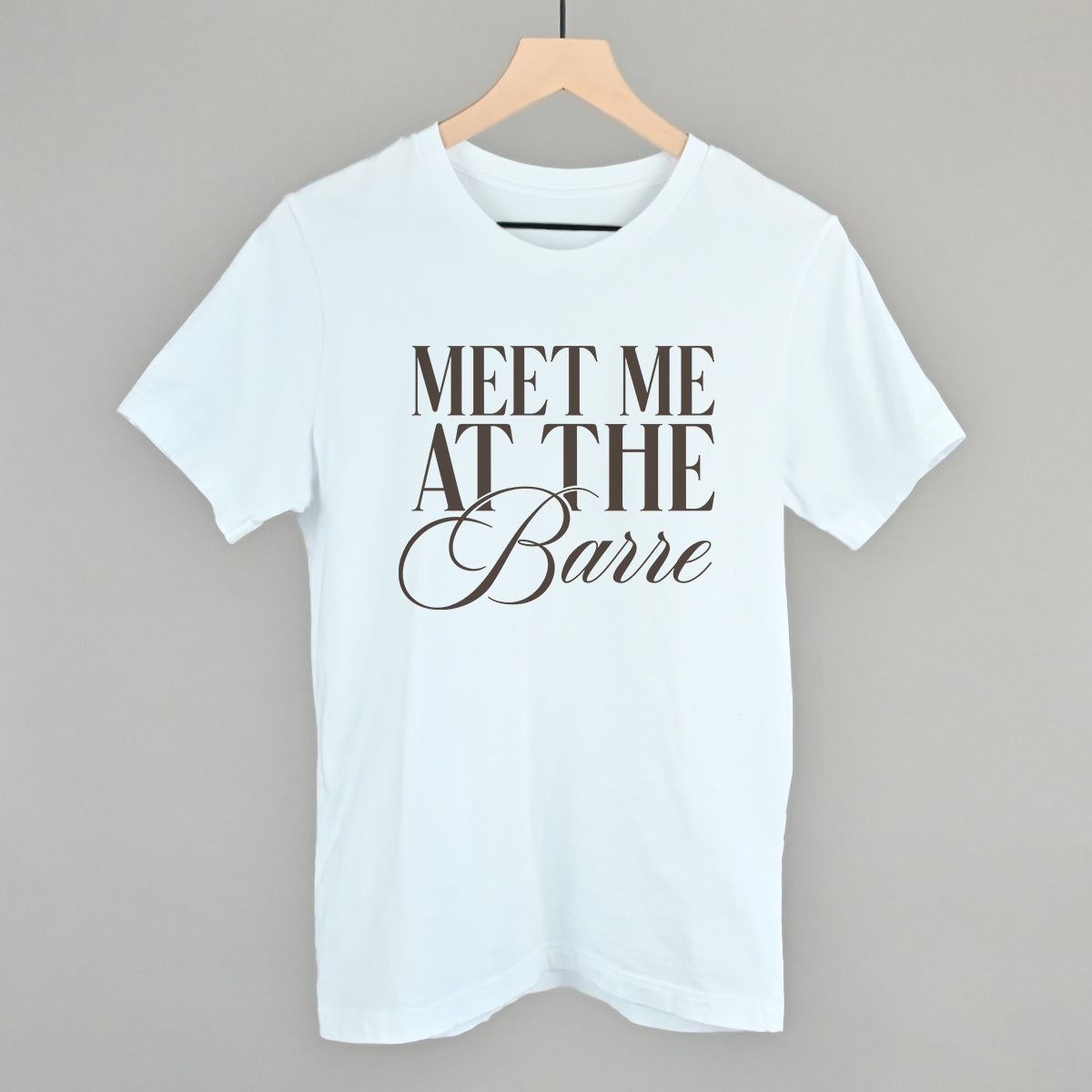 Meet Me At The Barre Funny T-Shirt in White – Ivy + Cloth