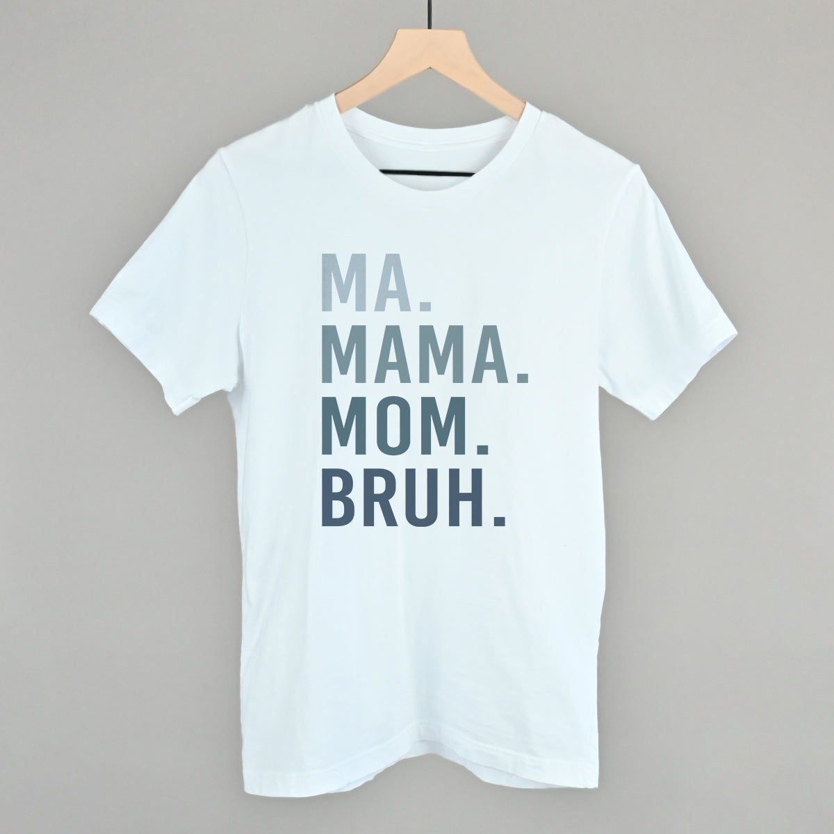 Ma Mama Mom Bruh graphic tee in White
