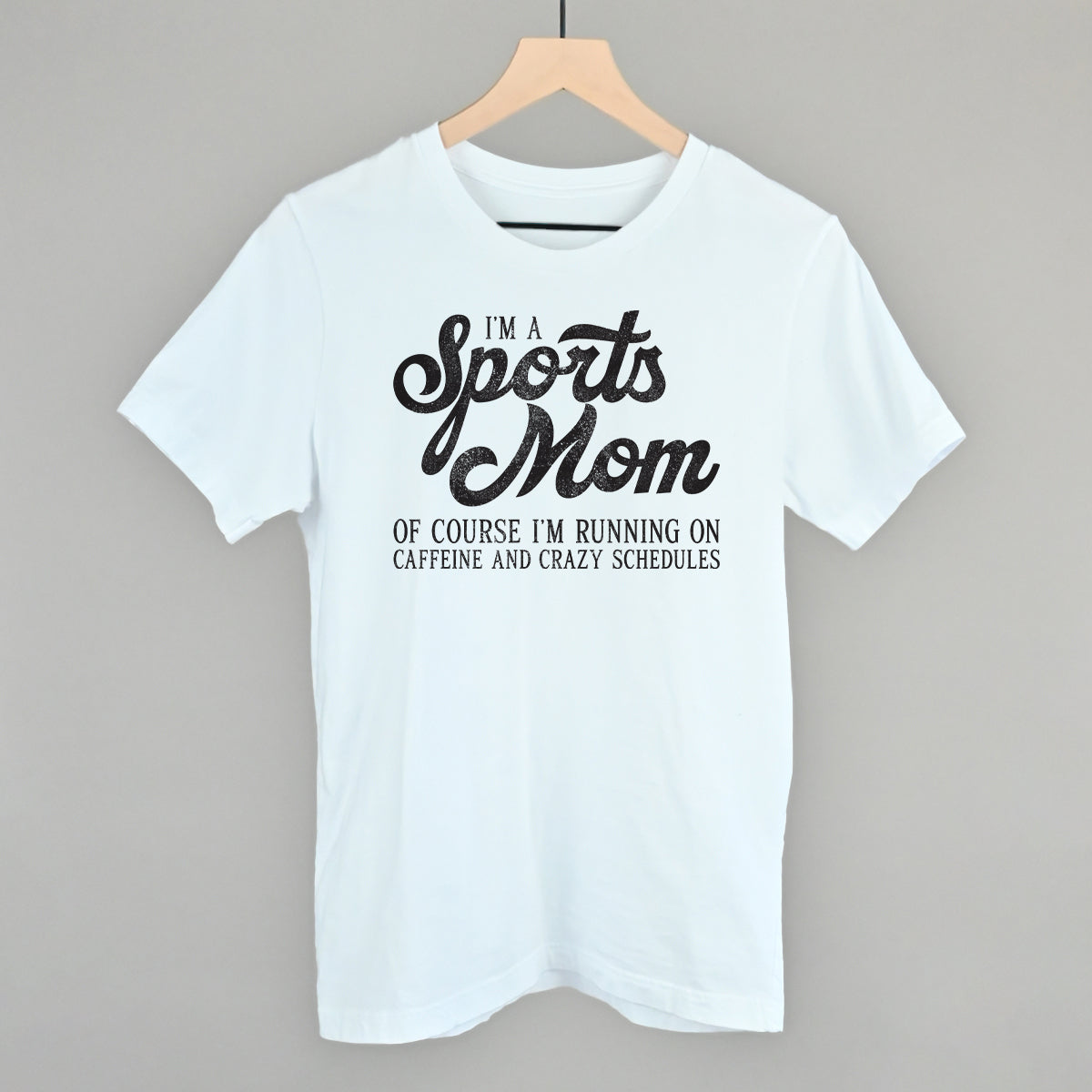 I'm A Sports Mom graphic tee in White