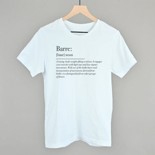 Barre Definition Funny T-Shirt in White – Ivy + Cloth