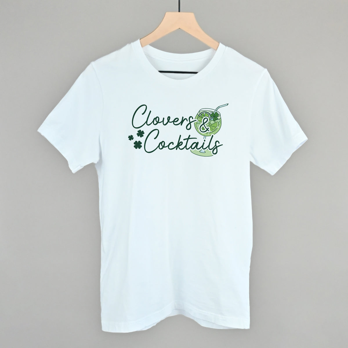 Clovers & Cocktails Funny T-Shirt in White – Ivy + Cloth