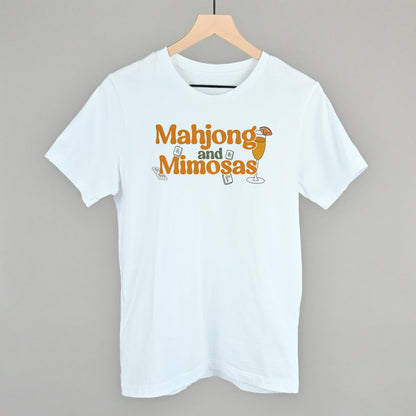 Mahjong and Mimosas graphic tee in White