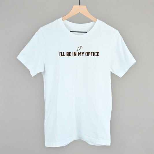 I'll Be In My Office Baking graphic tee in White