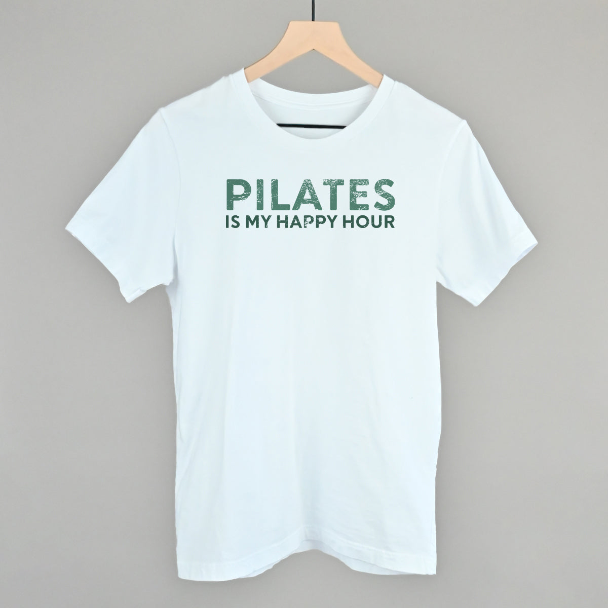 Pilates Is My Happy Hour Funny T-Shirt in White – Ivy + Cloth