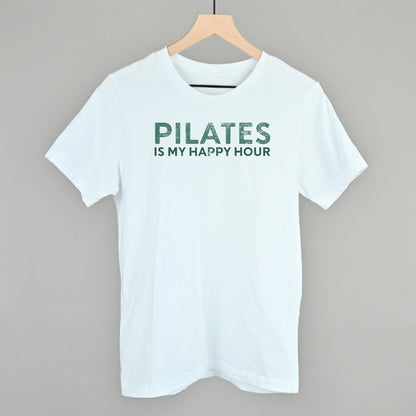 Pilates Is My Happy Hour Funny T-Shirt in White – Ivy + Cloth
