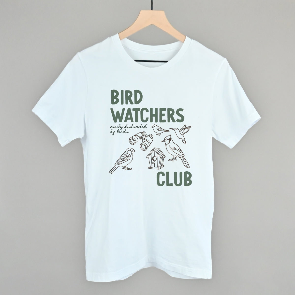 Birdwatchers Club graphic tee in White