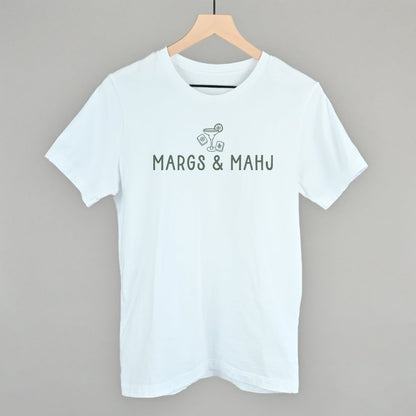 Margs & Mahj Mahjong graphic tee in White