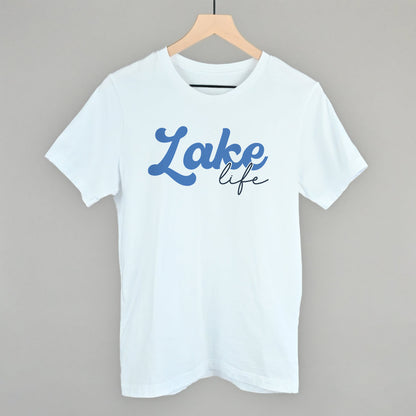 Lake Life Script Funny T-Shirt in White – Ivy + Cloth
