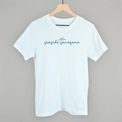 Seaside Savasana Funny T-Shirt in White – Ivy + Cloth