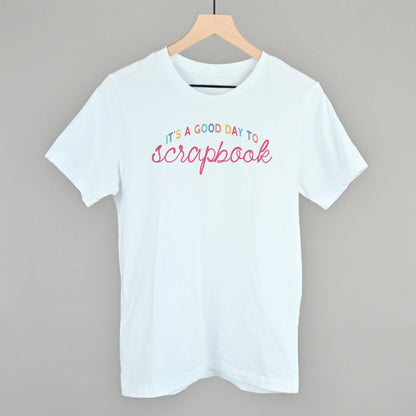It's A Good Day To Scrapbook graphic tee in White