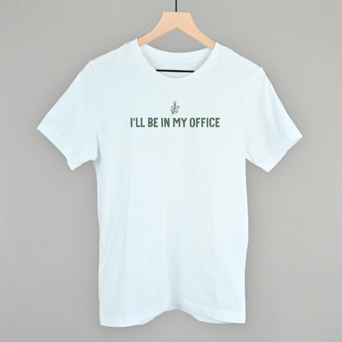 I'll Be In My Office Gardening graphic tee in White