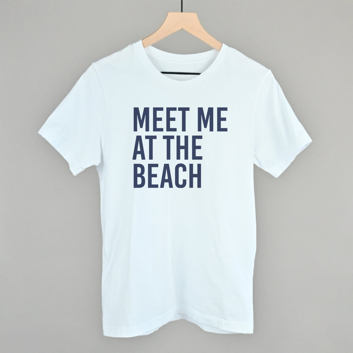 Meet Me At The Beach graphic tee in White