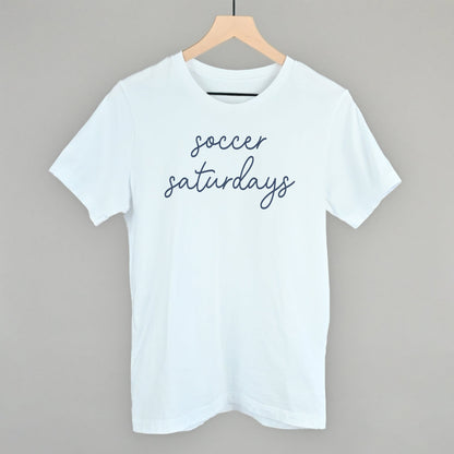 Soccer Saturdays Funny T-Shirt in White – Ivy + Cloth