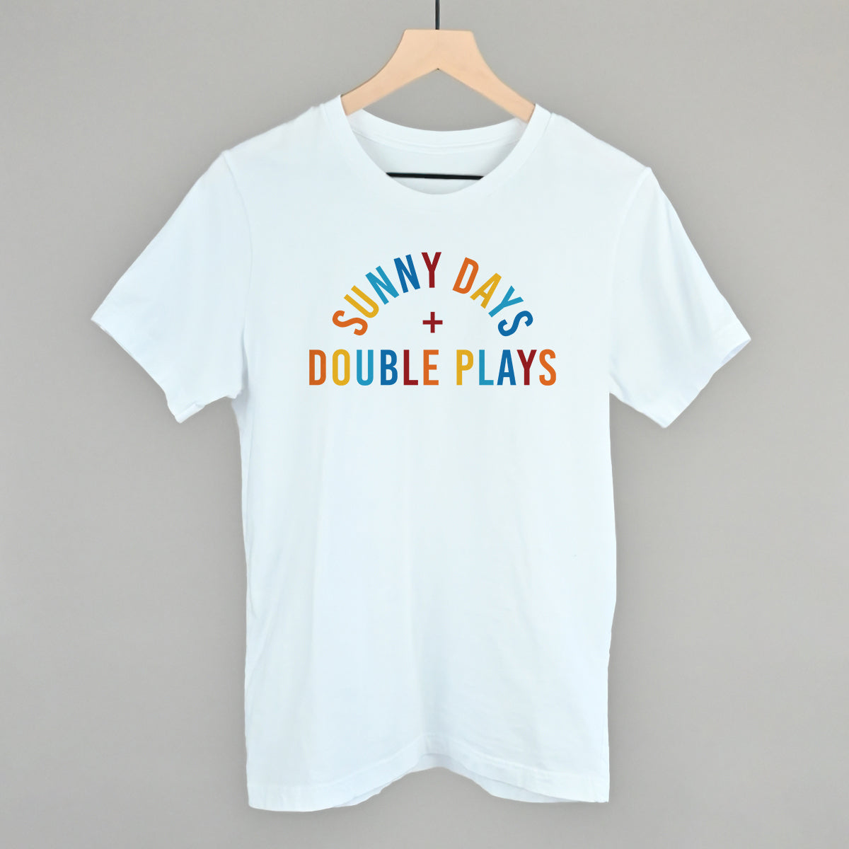 Sunny Days and Double Plays Baseball graphic tee in White