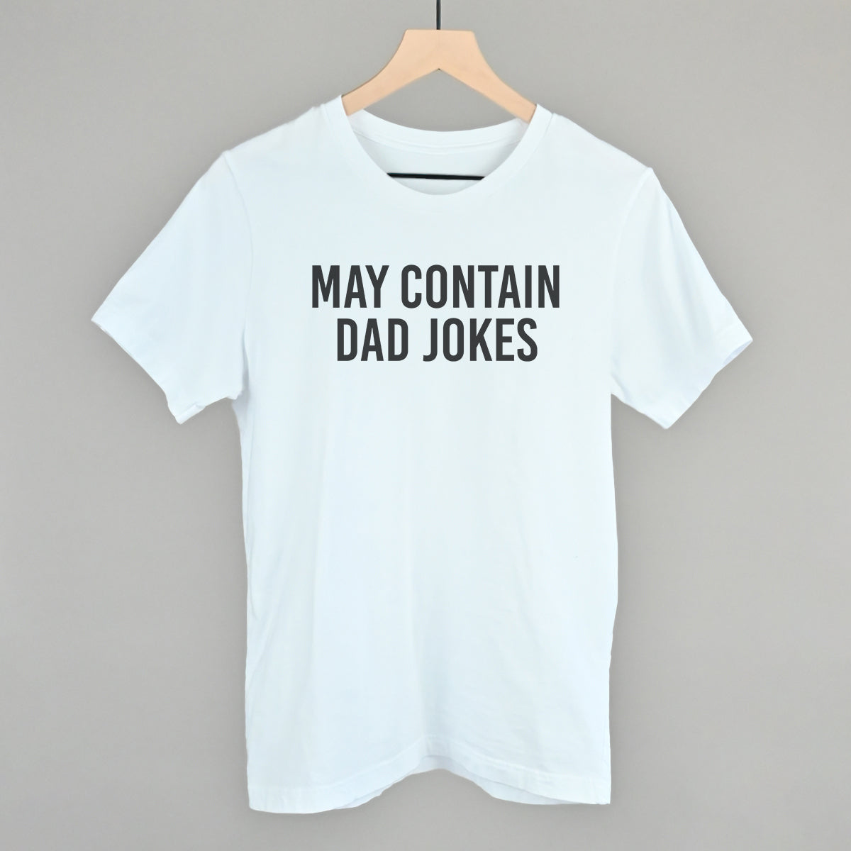 May Contain Dad Jokes graphic tee in White