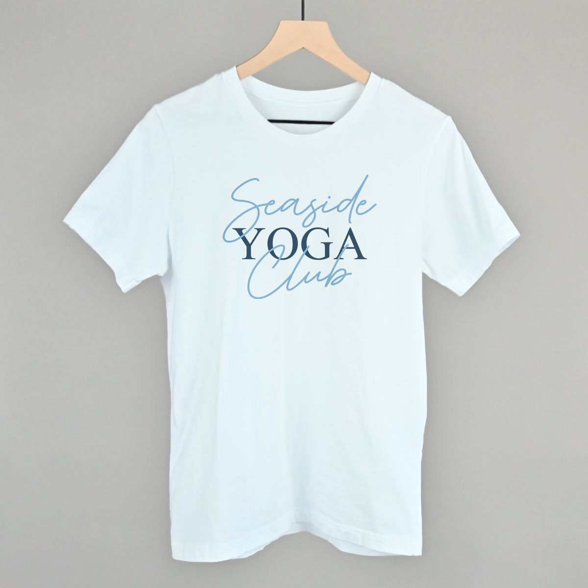 Seaside Yoga Club Funny T-Shirt in White – Ivy + Cloth