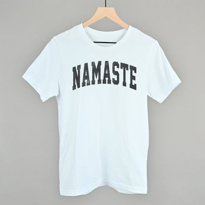 Namaste Yoga graphic tee in White