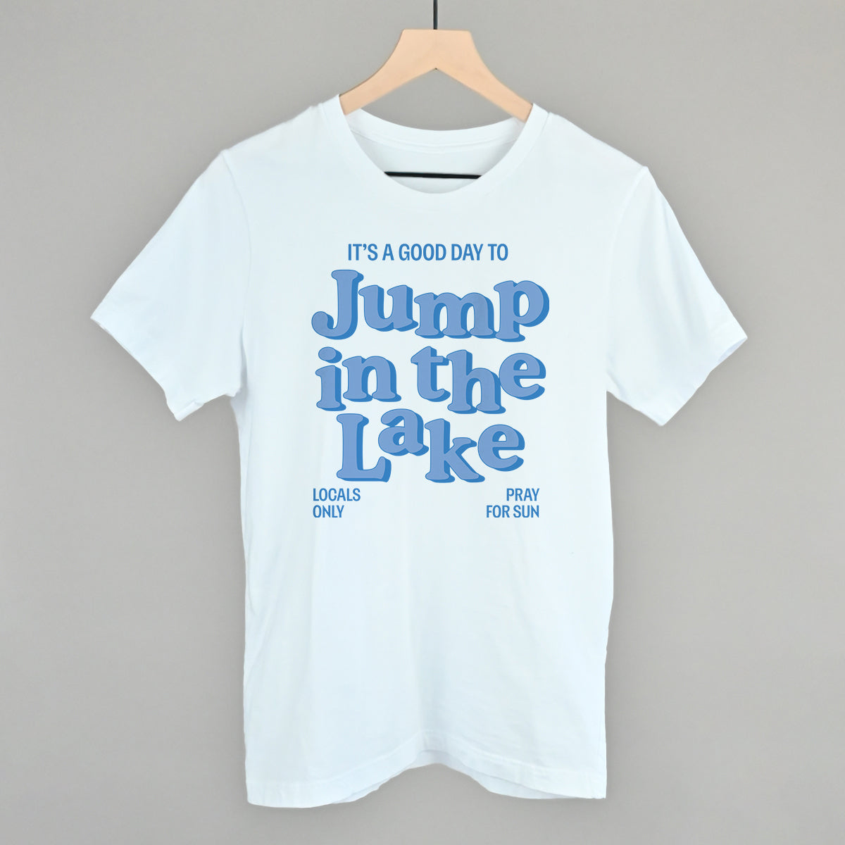 Good Day To Jump In The Lake Funny T-Shirt in White – Ivy + Cloth