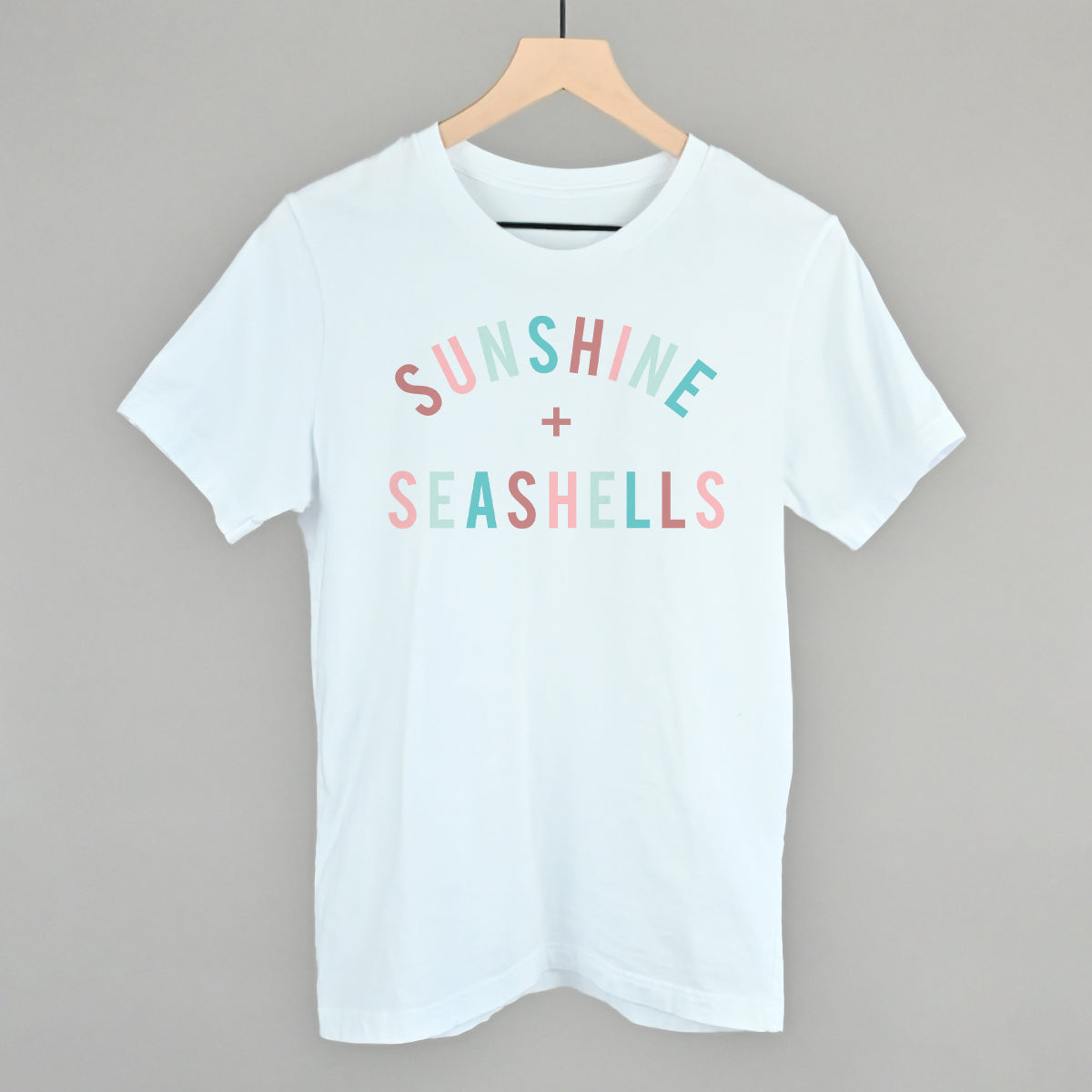 Sunshine + Seashells Funny T-Shirt in White – Ivy + Cloth