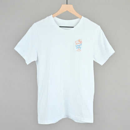 Served Daily Martini graphic tee in White