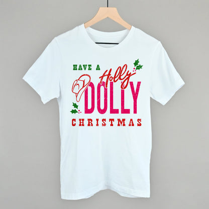 Holly Dolly Christmas Funny T-Shirt in White – Ivy + Cloth