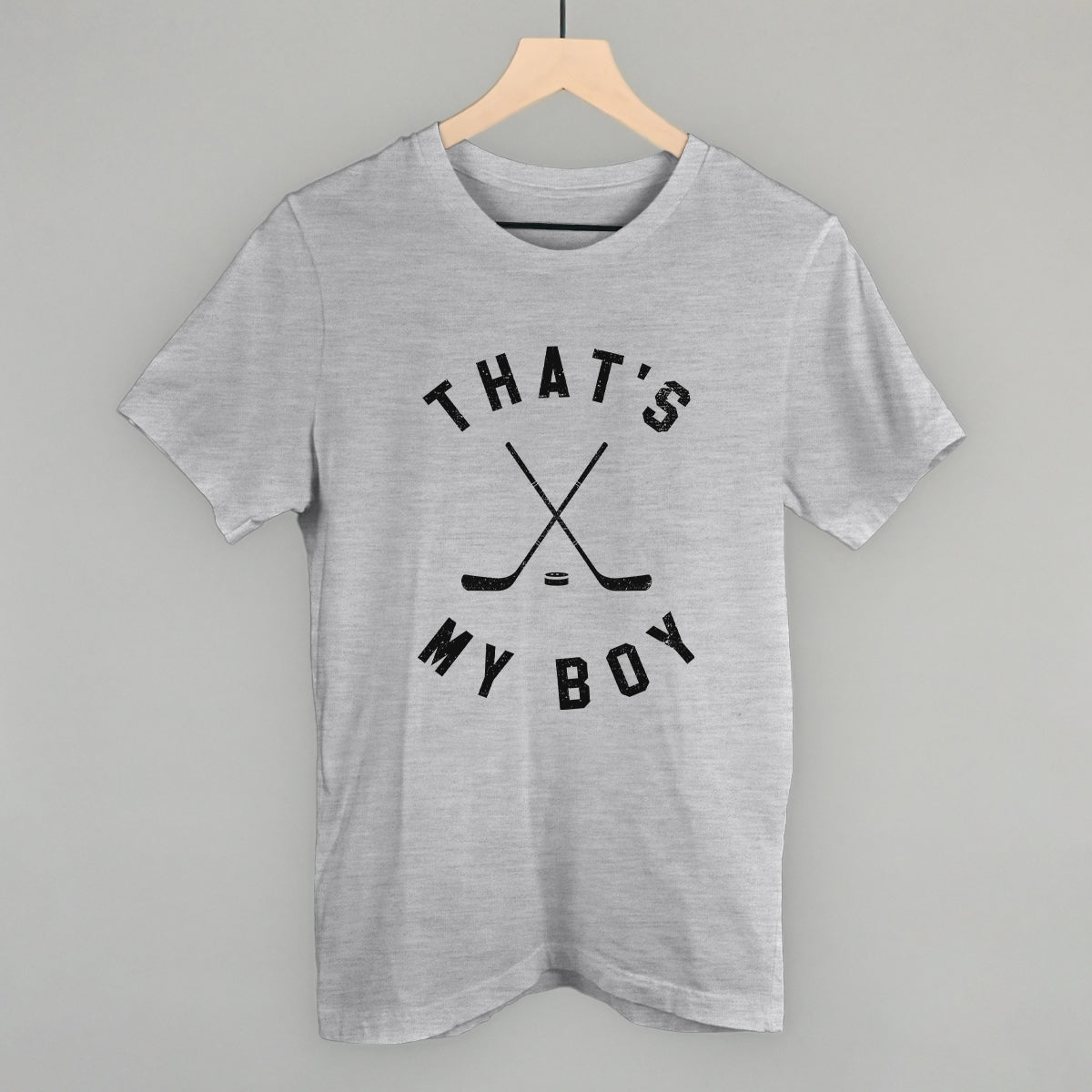 That's My Boy Hockey Funny T-Shirt in Athletic Heather – Ivy + Cloth