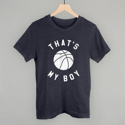 That's My Boy Basketball Funny T-Shirt in Heather Navy – Ivy + Cloth