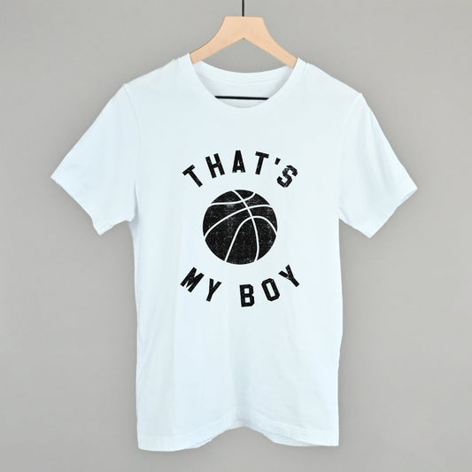 That's My Boy Basketball Funny T-Shirt in White – Ivy + Cloth