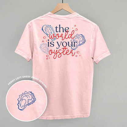 The World Is Your Oyster Doodles (Back Print) Funny Comfort Colors T-Shirt in Blossom – Ivy + Cloth