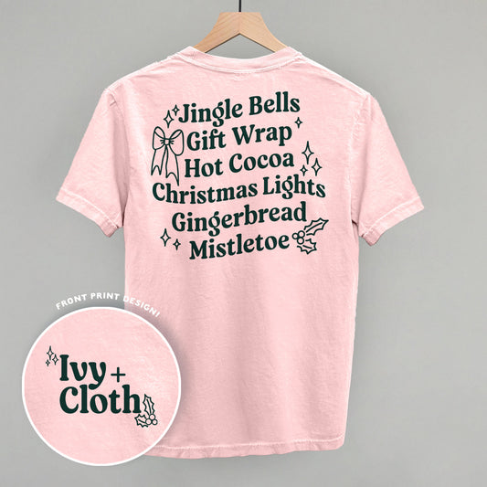Holiday Favorites (Back Print) Funny Comfort Colors T-Shirt in Blossom – Ivy + Cloth