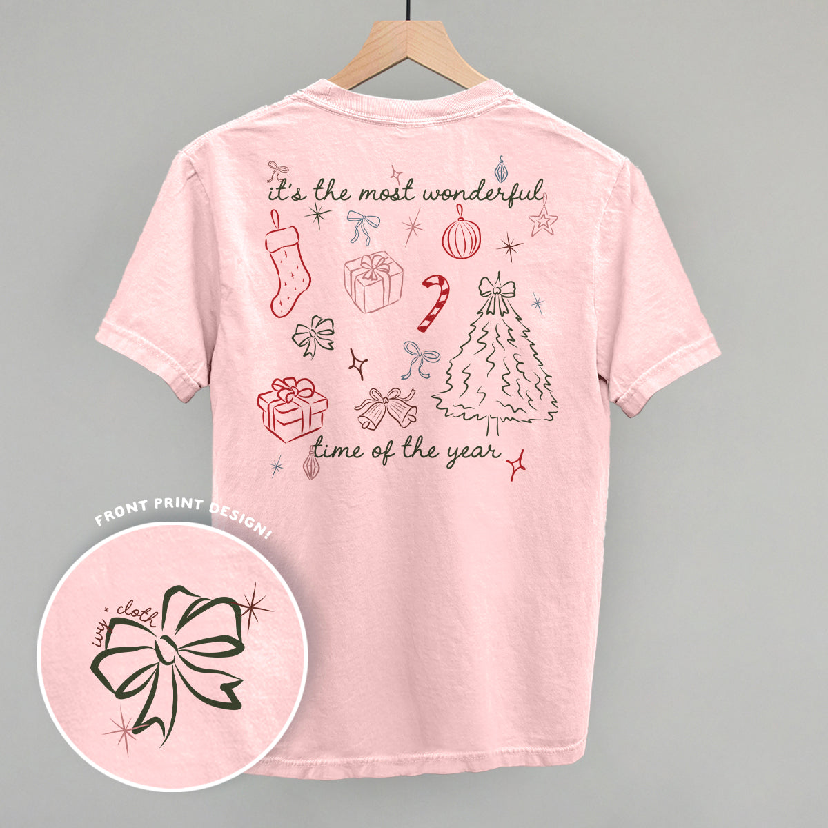 Wonderful Time Doodles (Back Print) Funny Comfort Colors T-Shirt in Blossom – Ivy + Cloth