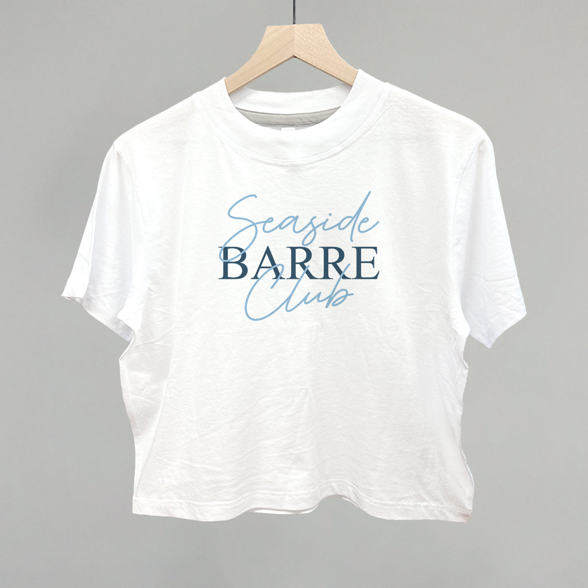 Seaside Barre Club Funny Boxy T-Shirt in White – Ivy + Cloth