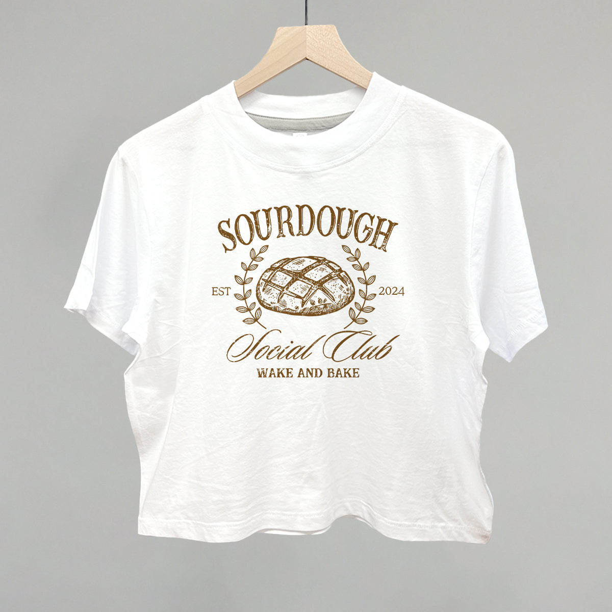 Sourdough Social Club Funny Boxy T-Shirt in White – Ivy + Cloth