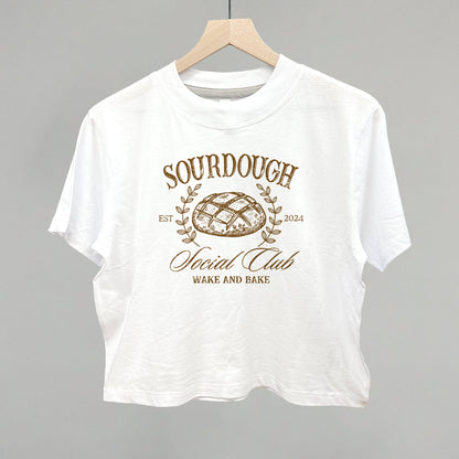 Sourdough Social Club Funny Boxy T-Shirt in White – Ivy + Cloth