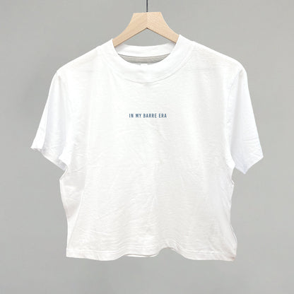 In My Barre Era graphic boxy tee in White