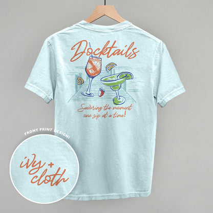 Docktails (Back Print) Funny Comfort Colors T-Shirt in Chambray – Ivy + Cloth