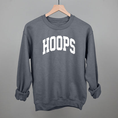Hoops Arch Funny Sweatshirt in Charcoal – Ivy + Cloth