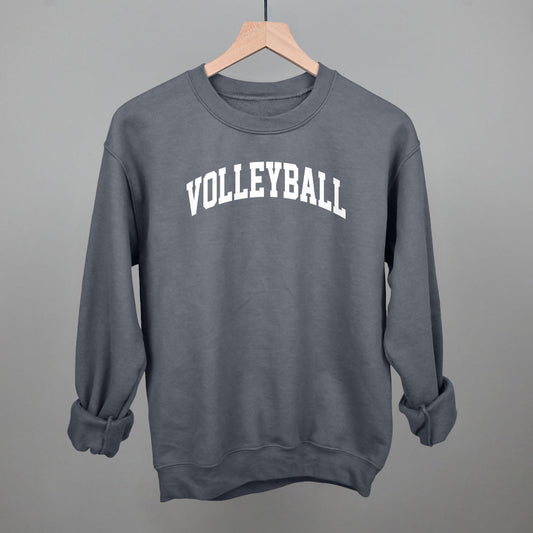 Volleyball Arch (White) Funny Sweatshirt in Charcoal – Ivy + Cloth