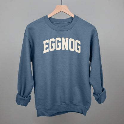 Eggnog Arch Funny Sweatshirt in Indigo Blue – Ivy + Cloth