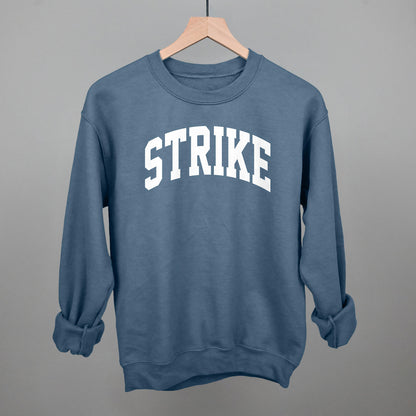 Strike Arch Funny Sweatshirt in Indigo Blue – Ivy + Cloth