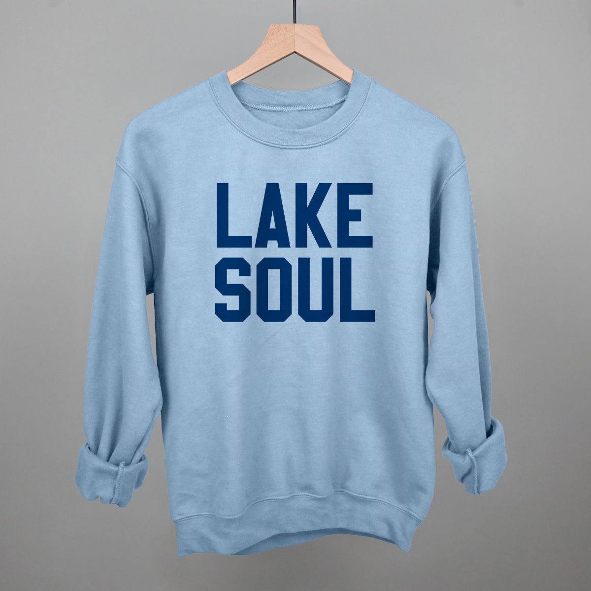 Lake Soul Funny Sweatshirt in Light Blue – Ivy + Cloth