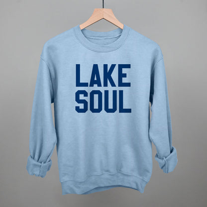 Lake Soul Funny Sweatshirt in Light Blue – Ivy + Cloth