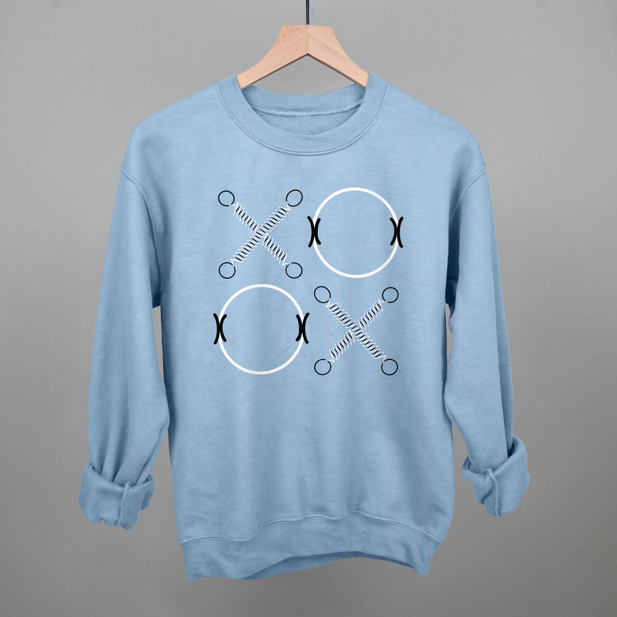 XO Reformer Pilates graphic crewneck sweatshirt