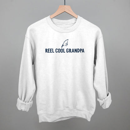 Reel Cool Grandpa Funny Sweatshirt in White – Ivy + Cloth