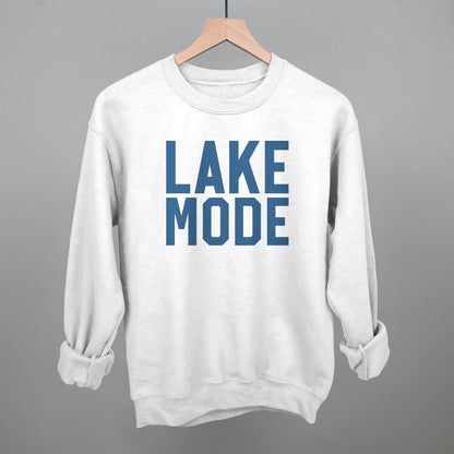 Lake Mode Lake Life graphic crewneck sweatshirt in White