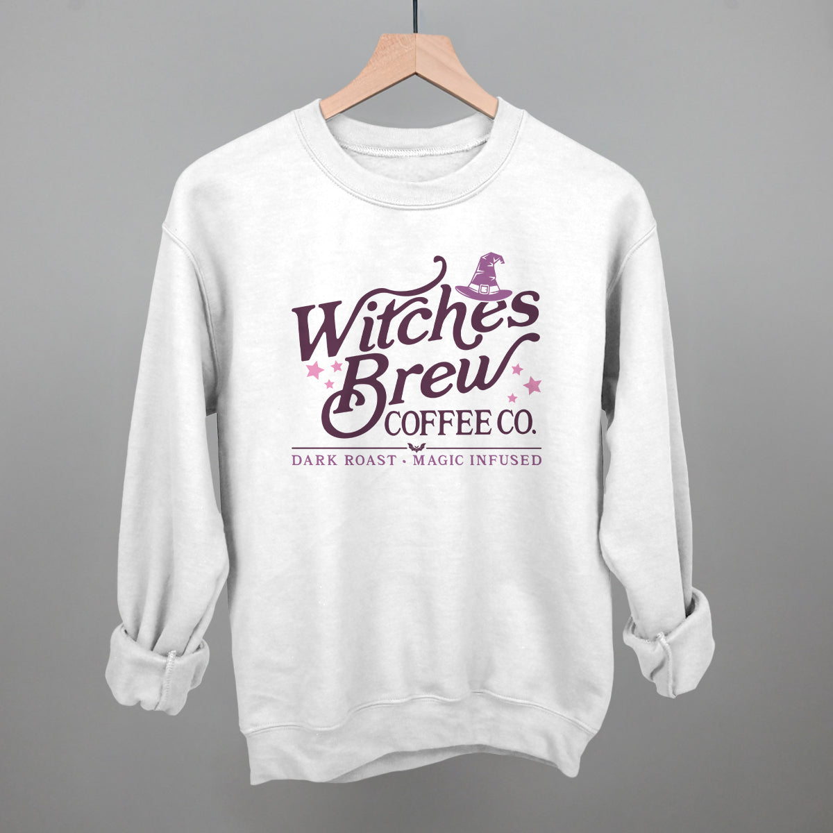 Witches Brew Coffee Co Funny Sweatshirt in White – Ivy + Cloth