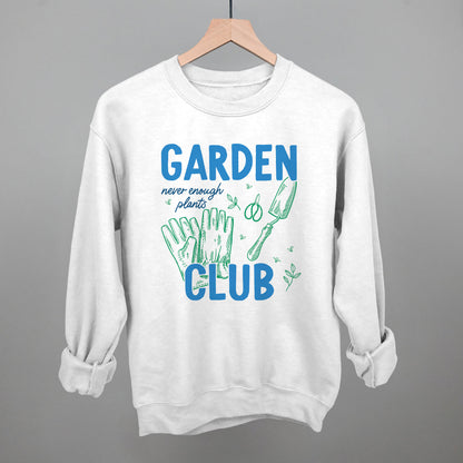 Garden Club Gardening graphic crewneck sweatshirt in White