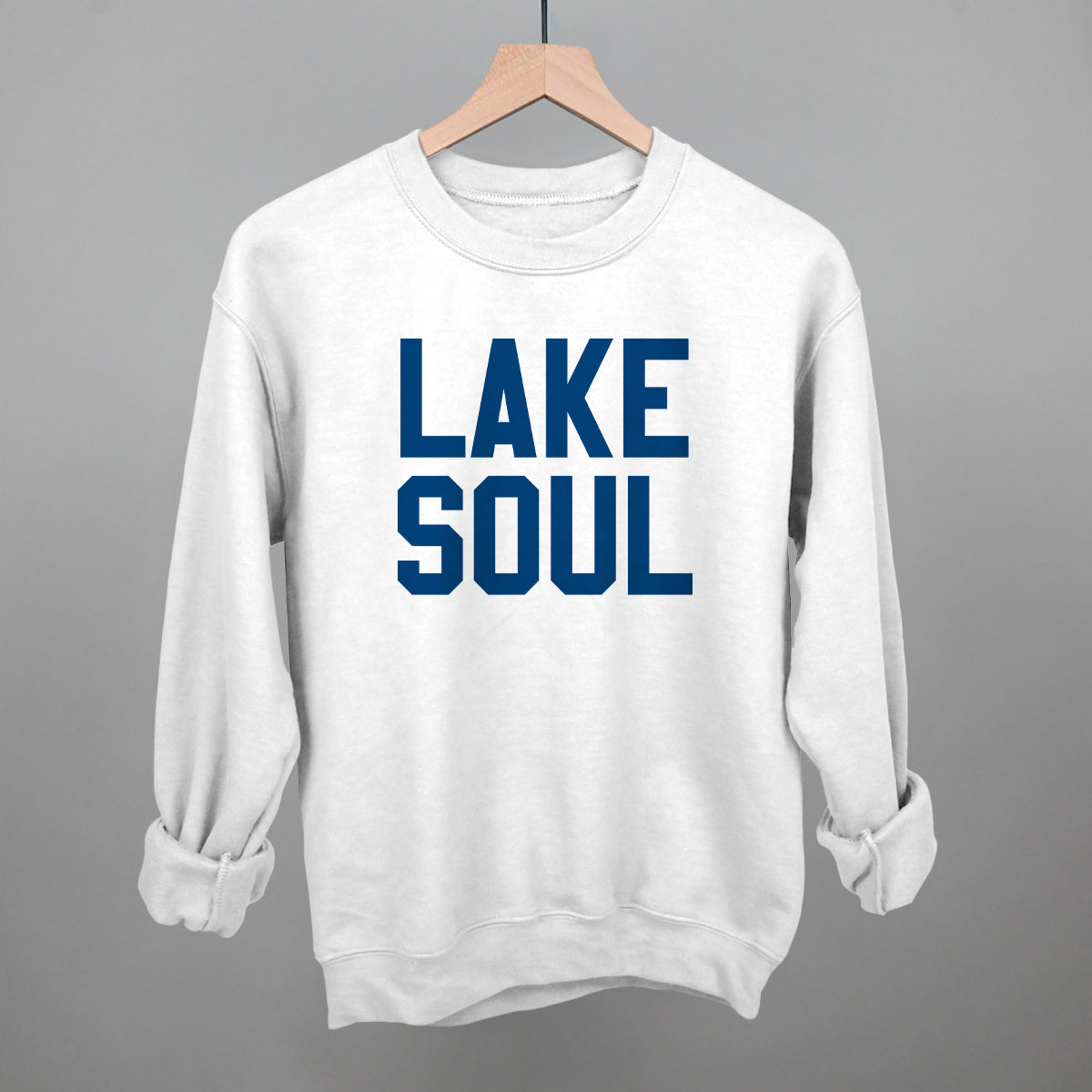 Lake Soul Funny Sweatshirt in White – Ivy + Cloth