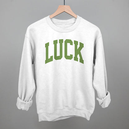 Luck Arch Funny Sweatshirt in White – Ivy + Cloth